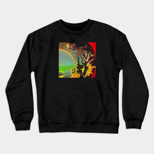 The Rainbow Goblins Album Cover - Masayoshi Takanaka Crewneck Sweatshirt by ArcaNexus